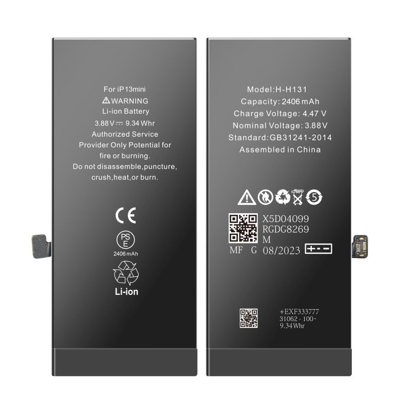 Huarigor / Yiikoo Akku für iPhone 13 Mini, 2.406mAh Standard K. Huarigor / Yiikoo Akku für iPhone 13 Mini, 2.406mAh Standard K.