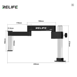 RELIFE MS1 – Faltbarer Mikroskoparmständer | 360° Drehbar, platzsparend & universell für Handy-Reparatur