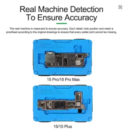 RELIFE RL-601T 26-in-1 Reballing-Set | iPhone X–16 Pro Max Middle Layer Board Plant Tin Plattform mit 3D-BGA-Schablonen