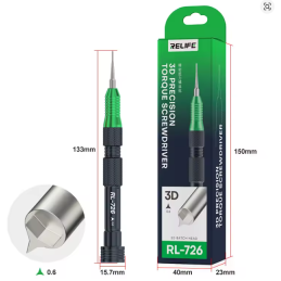 RELIFE RL-726 Version Y 0.6 – Präzisions Schraubendreher mit 3D-Drehmoment & starker Magnet