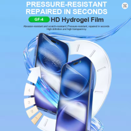 RELIFE GF-4 Druckresistenter HD-Hydrogelfilm – Schutzfolie mit Aufladecode für Folien-Schneidemaschinen – 50 Stück