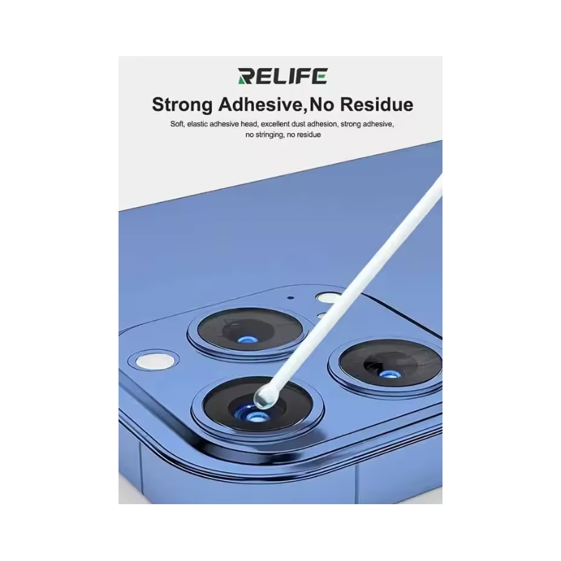 Relife RL-094A ESD-Kamera Reinigungsstick 2,5 mm Kleberkopf 10 Stk. - Ersatzteile Reinigung klebender Staubstick 360°