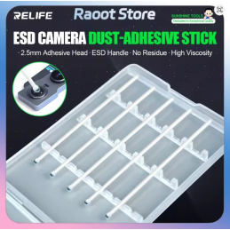 Relife RL-094A ESD-Kamera Reinigungsstick 2,5 mm Kleberkopf 10 Stk. - Ersatzteile Reinigung klebender Staubstick 360°