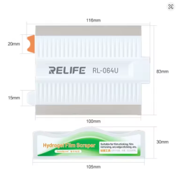 RELIFE RL-064U – Universal Hydrogel Film Scraper Multifunktionaler Schaber Anbringen, Entfernen