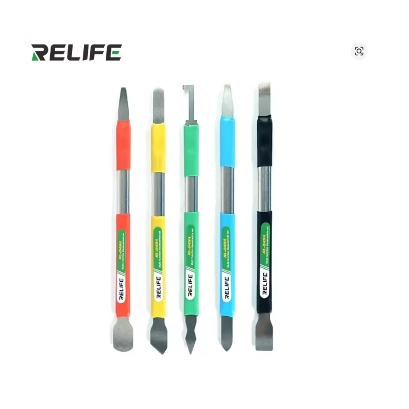 RELIFE RL-049A Doppelkopf-Mehrzweck-Öffner – 10-in-1 Profi-Tool für Dispaly, Backcover, Akku-Entfernung, Kleber & Zinnschaber