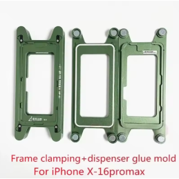 XHZC Magnetische Display Rahmen Presse für iPhone X - iPhone 16 Pro Max