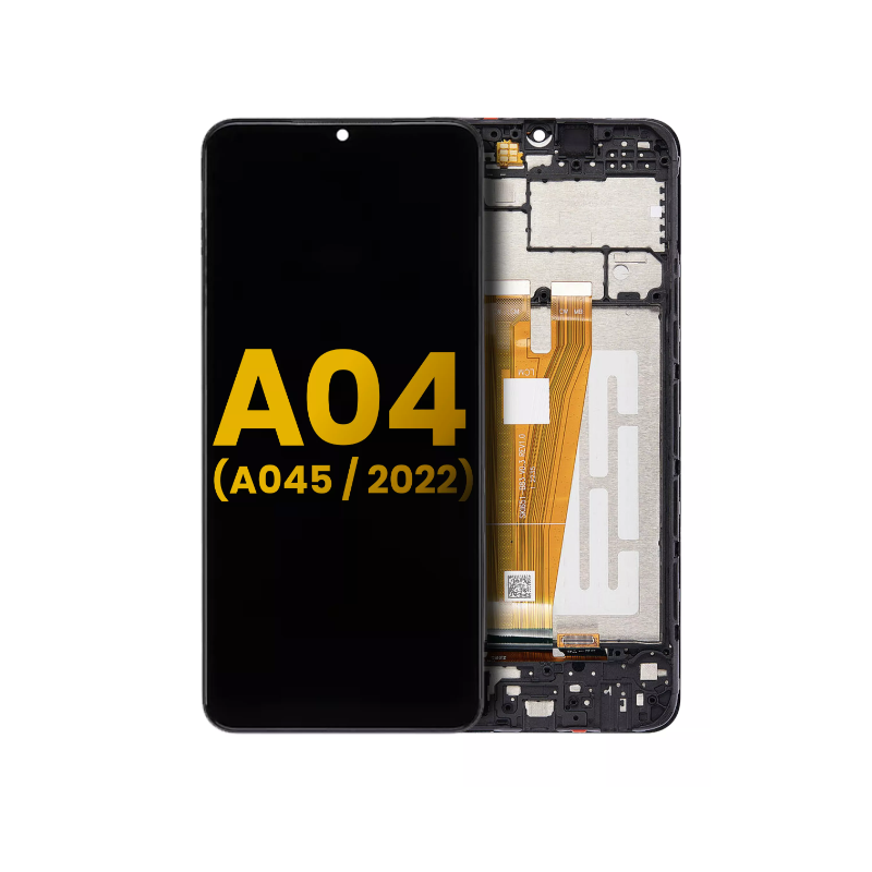 Display für Samsung Galaxy A04 (A045) refurbished mit Rahmen Display für Samsung Galaxy A04 (A045) refurbished mit Rahmen