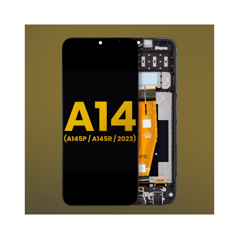 Display für Samsung Galaxy A14 4G (A145P/A145R) Refurbished mit Rahmen Display für Samsung Galaxy A14 4G (A145P/A145R) Refurbished mit Rahmen