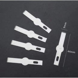 Reparatur Messer Klinge Nummer 17 Aluminium Universal für Bastelmesser Präzisionsmesser Skalpell Backcover Ausbau Entfernen