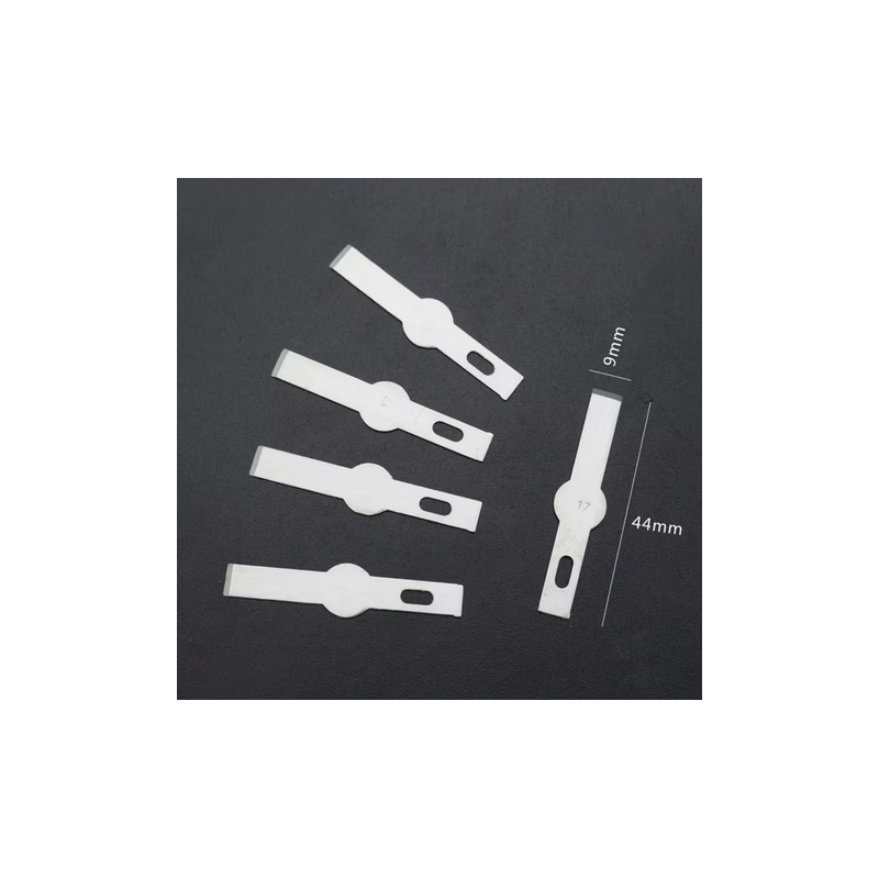 Reparatur Messer Klinge Nummer 17 Aluminium Universal für Bastelmesser Präzisionsmesser Skalpell Backcover Ausbau Entfernen