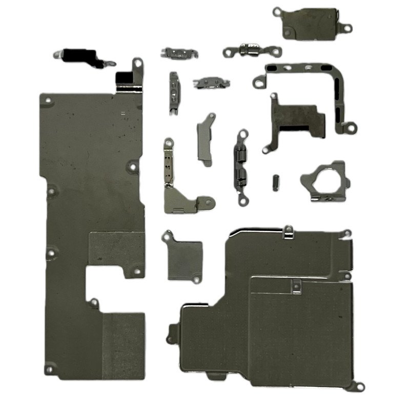 Metallhalterungen Blech Set interne Abdeckung Teile für iPhone 14 Pro Metallhalterungen Blech Set interne Abdeckung Teile für iPhone 14 Pro