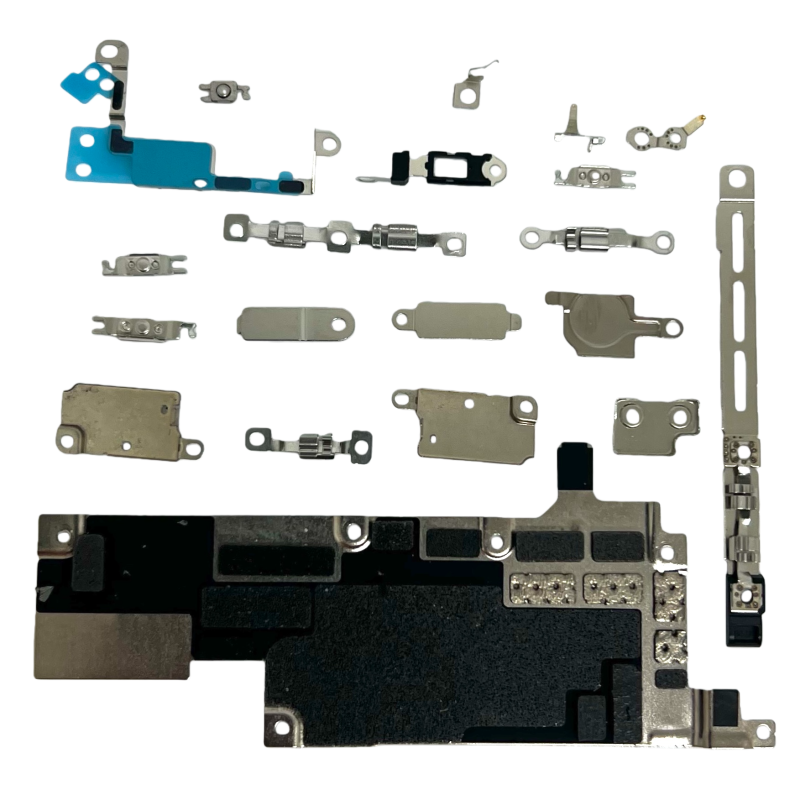 Metallhalterungen Blech Set interne Abdeckung Teile für iPhone 15 Pro Max