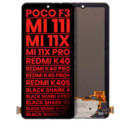 Display für Xiaomi POCO F3/POCO F4/Redmi K40/Redmi K40 PRO/Redmi K40 PRO PLUS/MI 11Lite/MI 11X/MI 11X PRO - Refurbished Original