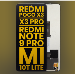 Display für Xiaomi POCO X3/Redmi NOTE 9 PRO 5G/MI 10T LITE 5G/POCO X3 PRO/POCO X3 NFC - Refurbished Original