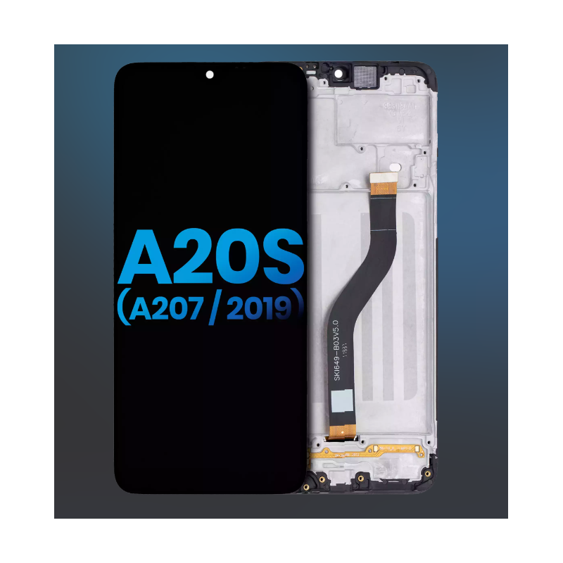 Display für Samsung Galaxy A20s (A207F) Original Refurbished mit Rahmen