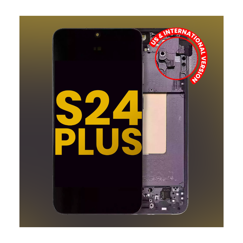 Display für Samsung Galaxy S24 Plus 5G/S921 Soft OLED mit Rahmen