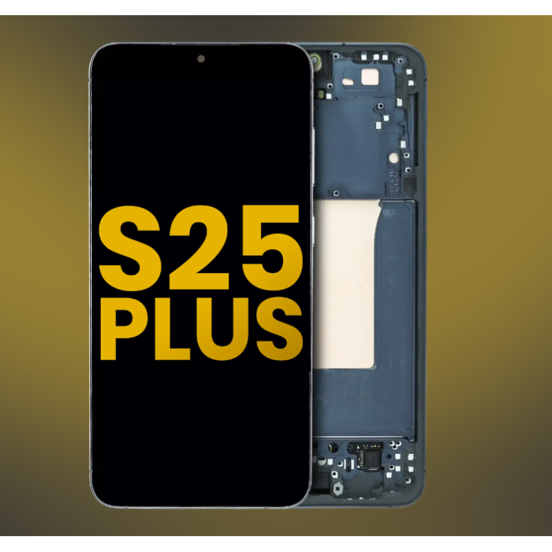 Display für Samsung Galaxy S25 Plus (S936B) Soft OLED mit Rahmen