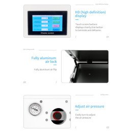 TBK-808A All-in-One OCA Laminier- & Entlüftungsmaschine – Lamination & Defoaming für Handy- & Tablet-Displays