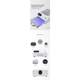 TBK-605 UV Aushärtungs-/Curing-Box mit 2 Stationen – 100 W LED-Box für Smartphone-Displays, OCA/LOCA & Klebebehandlung