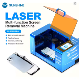 SUNSHINE SS-890B MINI Lasermaschine – Für iPhone X–17 Serie, Backcover, Display, Kleber- und Rahmenentfernung, Gravur