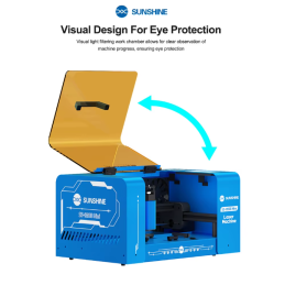 SUNSHINE SS-890B MINI Lasermaschine – Für iPhone X–17 Serie, Backcover, Display, Kleber- und Rahmenentfernung