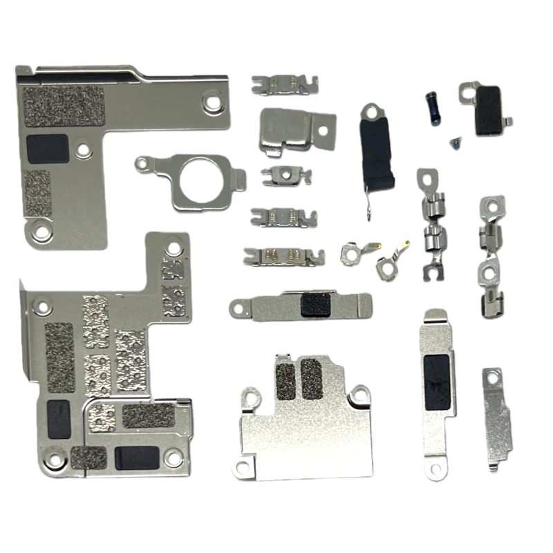 Metallhalterungen Blech Set interne Abdeckung Teile für iPhone 16 Pro