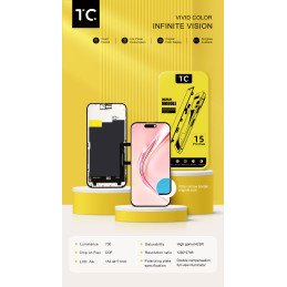 TC FHD COF Incell Display für iPhone 15 Pro Max - 120 Hz