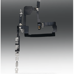 Bluetooth Antenne Signal Flexkabel + Ein/Aus Power Button mit oberem Mikrofon Chip für iPhone 15