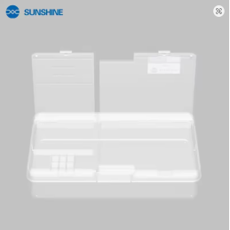 SUNSHINE SS-001A Pro Doppelschicht-Aufbewahrungsbox – Multifunktionale Sortierbox für Smartphones, Motherboards, Schrauben usw.