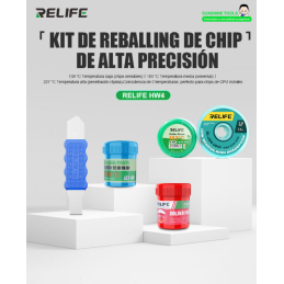 Relife HW-4 Lötzubehör-Set – Hochwertige Verbrauchsmaterialien für Löten & Rework
