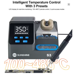 SUNSHINE S3 210 Intelligente Lötstation – Schnellaufheizung in 2 Sekunden | Präzise Temperaturkontrolle 100–480 °C