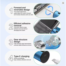 RELIFE LG2 Gear Glue Remover – Präziser Kleberentferner mit Getriebeantrieb für OCA- & Display-Reparaturen