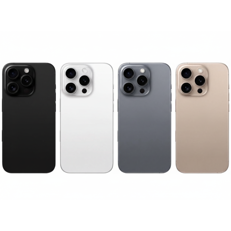 Backcover Glas für iPhone 16 Pro Max mit Magnet & Linse & NFC Flex