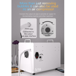 TBK 405 | Autoclave Bubble Remover Machine with Air Compressor (15-Inch)