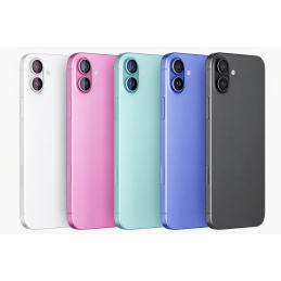 Backcover Glas für iPhone 16 Plus mit Magnet & Linse & Flex