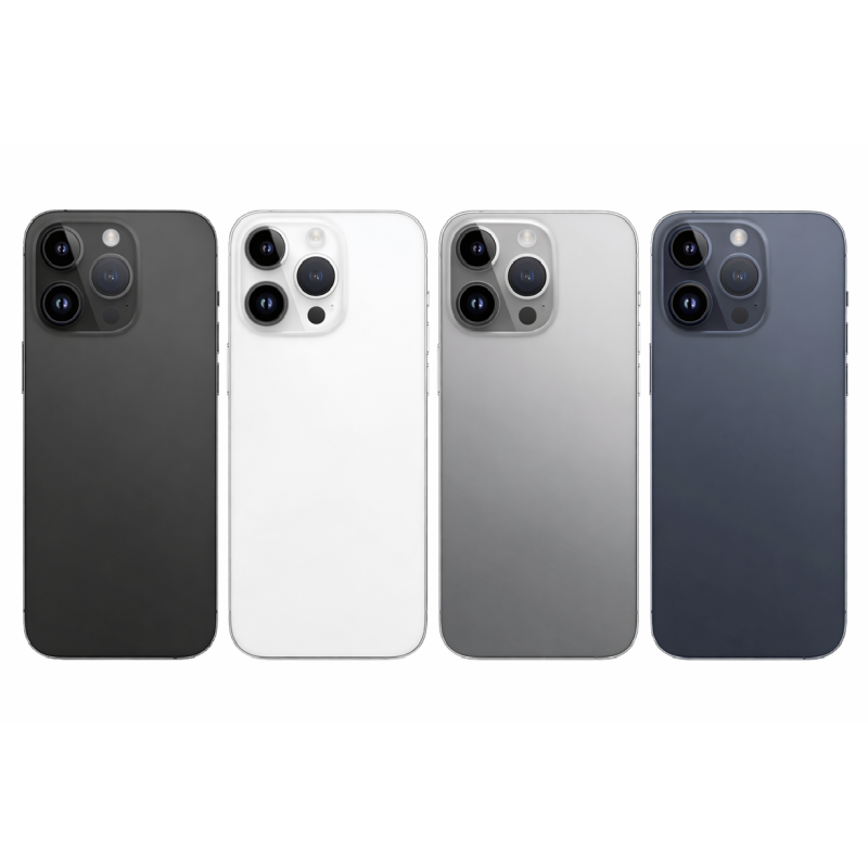 Backcover Glas für iPhone 15 Pro Max mit Magnet, Linse & Flex