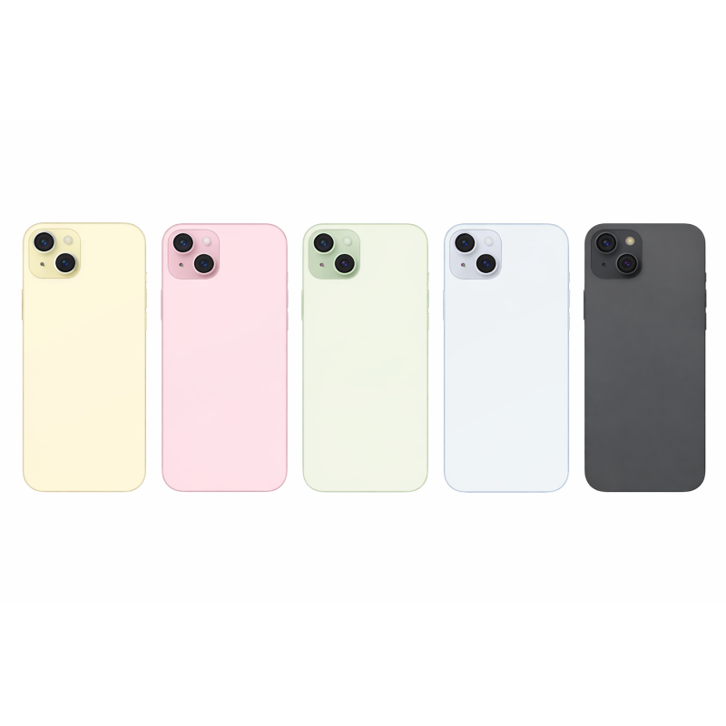 Backcover Glas für iPhone 15 mit Magnet & Linse