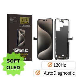 Auto Diagnostic Display Soft OLED 120 Hz für iPhone 15 Pro Max