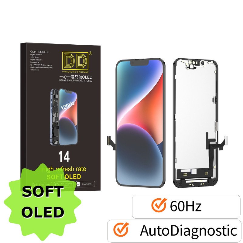 Auto Diagnostic Display Soft OLED 60 Hz für iPhone 14
