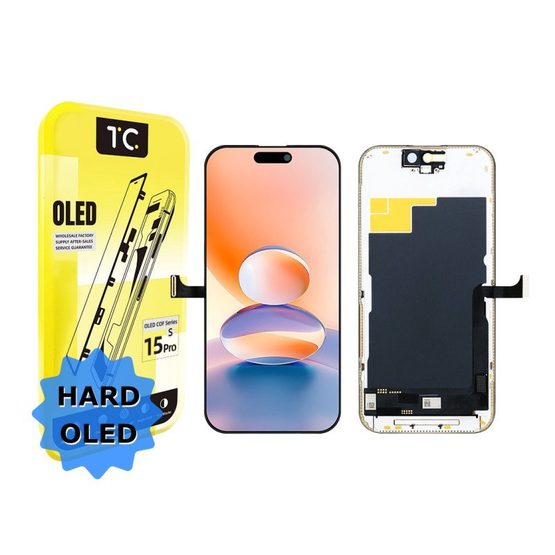 TC Hard OLED Display für iPhone 15 Pro