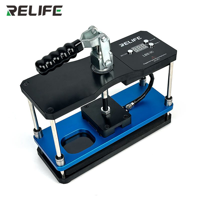 RELIFE LS5 SE Heiz- & Druckplattform Fixieren Pressen – Bildschirm- & Rahmen-Laminiergerät bis 80 °C für iPhone & Android