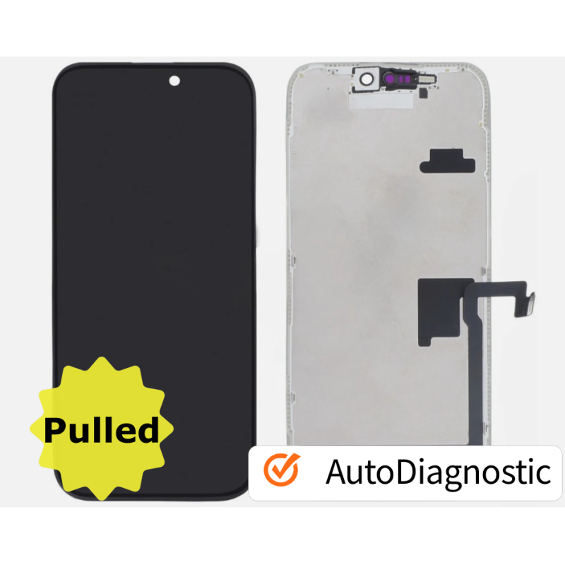 Pulled Original LCD Display mit Frontflex für iPhone 16 Pro