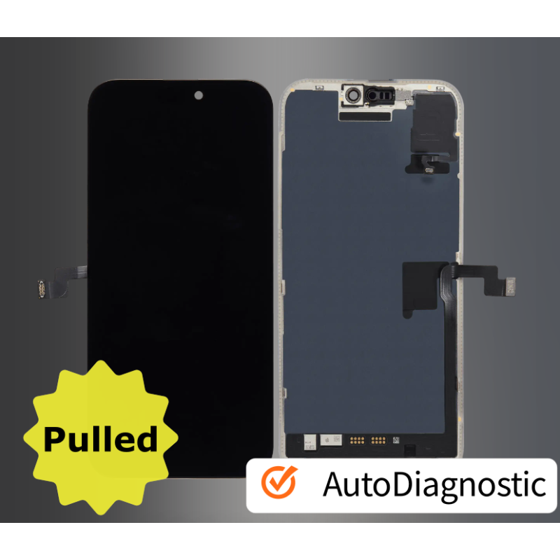 Pulled Original LCD Display mit Frontflex für iPhone 16 Pro Max