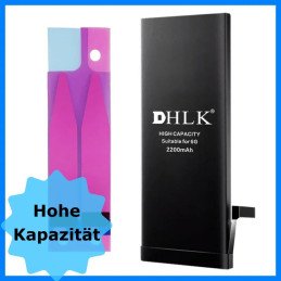 DHLK Akku für iPhone 6S, 2.200 mAh (hohe Kapazität)