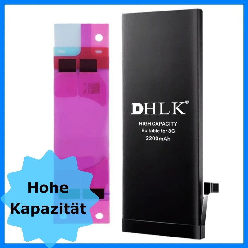 DHLK Akku für iPhone 8G, 2.200mAh (hohe Kapazität)