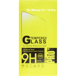 Panzerfolie Panzerglas für iPhone 12 / 12 Pro 9H Tempered Glas 10 Stk. SchutzFolie Display