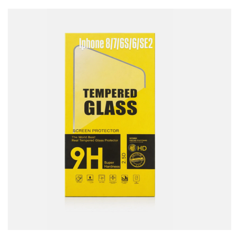 Panzerfolie Panzerglas für  iPhone 8/7/6S/6/SE2 9H Tempered Glas 10 Stk. SchutzFolie Display