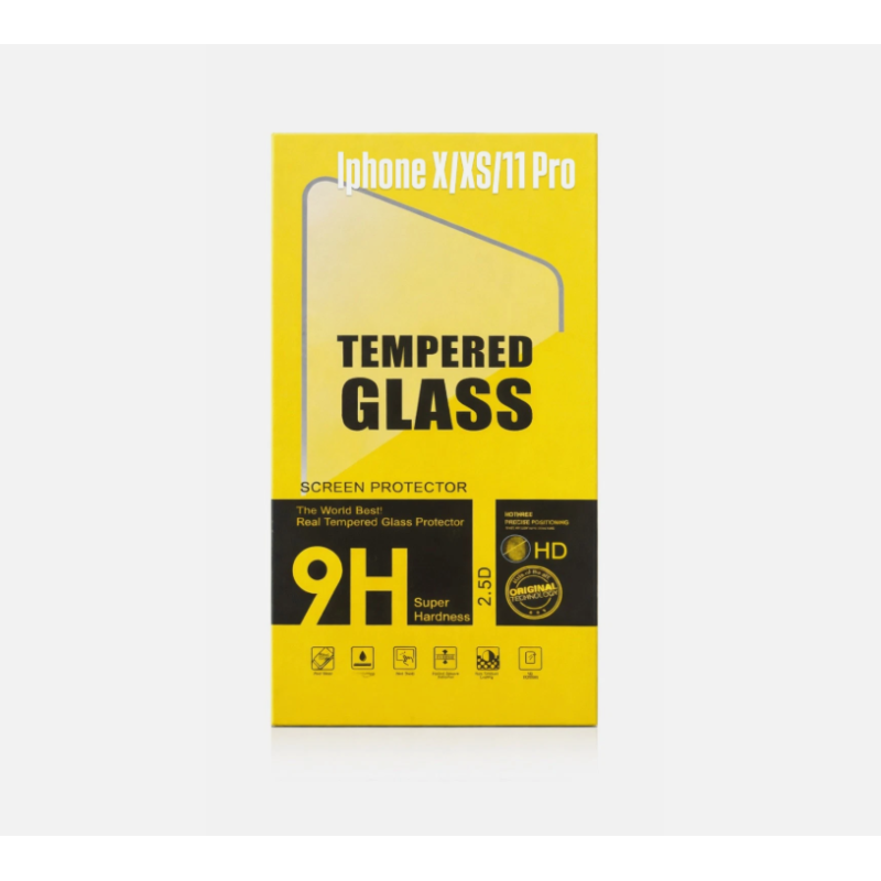 Panzerfolie Panzerglas für iPhone X/XS/11 Pro 9H Tempered Glas 10 Stk. SchutzFolie Display