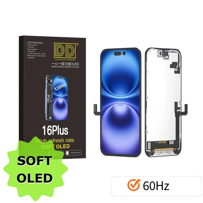 DD Soft OLED Display für iPhone 16 Plus - 60 Hz