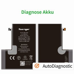 Auto Diagnostic Non Popup Akku für iPhone 12 Pro Max Ohne Fehlermeldung
